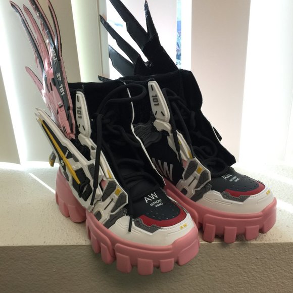 PRE LOVED - SOURSOP 04 Destiny Pink Platform Sneakers PNK/8 - SH286 - Picture 3 of 12